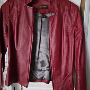 Danier Women's Bold Red Leather Jacket
